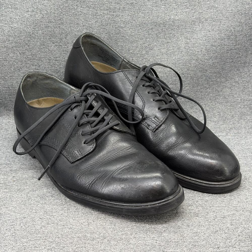 St John's Bay Men's Black Leather Oxford Dress Shoes Size 11 M Lace Up